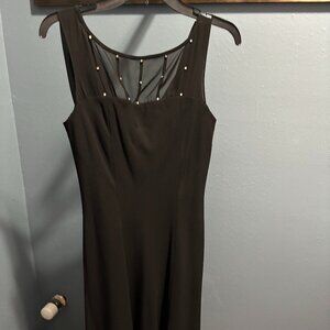 Joneswear Dress - Black with Crystal Bead Embellishment